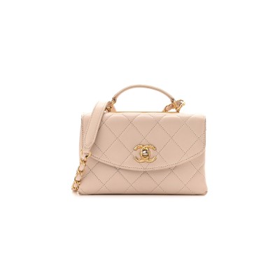 CHANEL MINI TRENDY SPIRIT TOP HANDLE FLAP 1190125 (19*13*8cm)